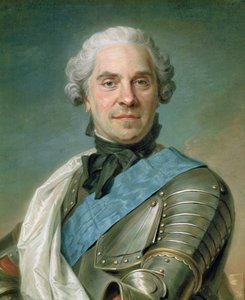 Portret van Maurice (1696-1750) Graaf van Saksen